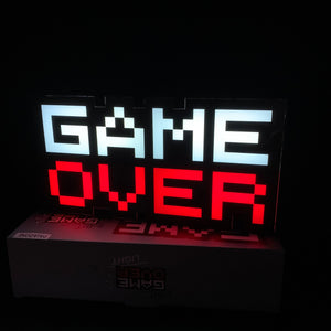 Game Over Gaming Room Light