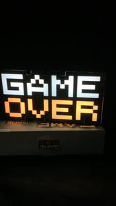 Game Over Gaming Room Light