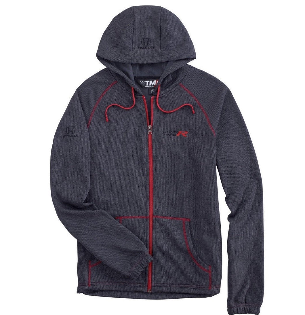 <p><strong>Honda Civic Type-R Hoodie</strong></p> <p><span>Full-zip hoodie featuring our exclusive carbon fiber pattern.</span></p>